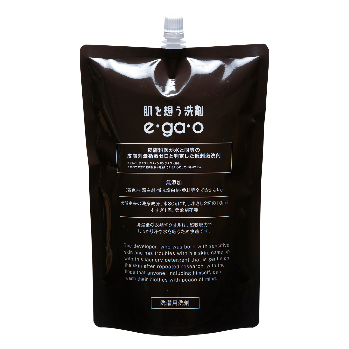 肌を想う洗剤 e・ga・o(詰替え用 1,000ml)